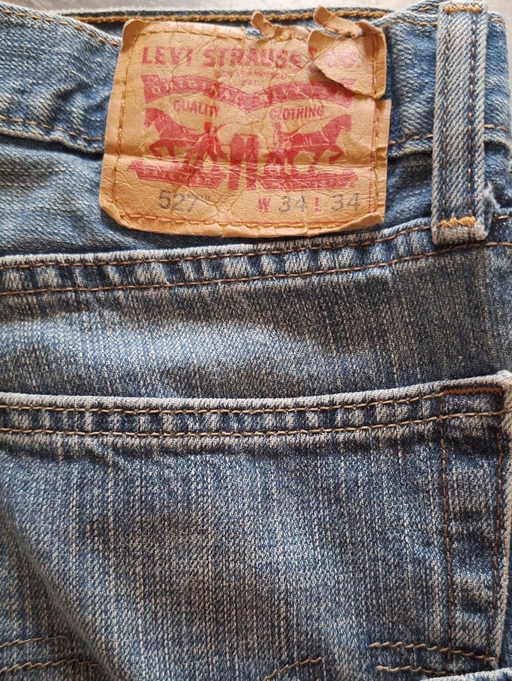 Levis Y2K 527 Mens Bootcut Jeans